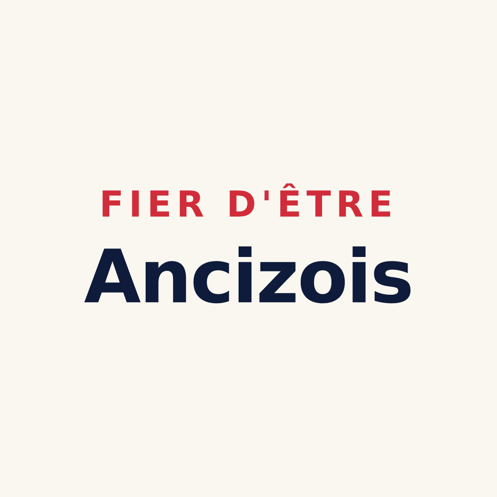 Tasse « Fier d'être Ancizois » — design pour Les Ancizes-Comps