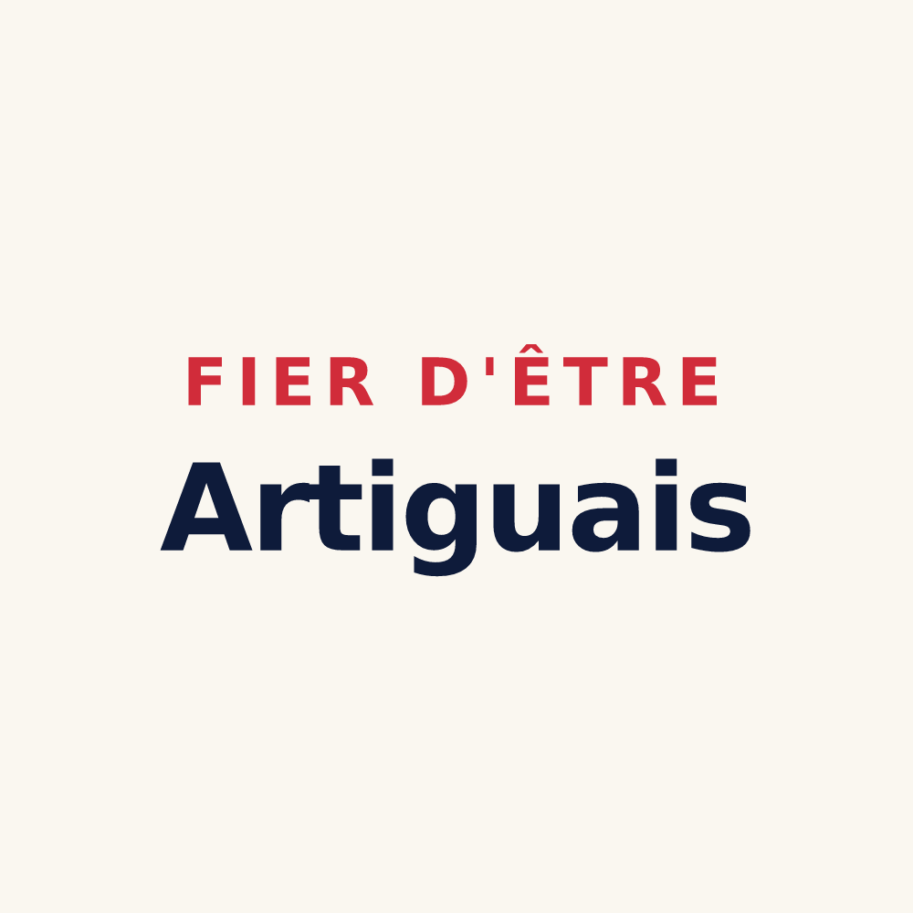 Tasse « Fier d'être Artiguais » — design pour Les Artigues-de-Lussac