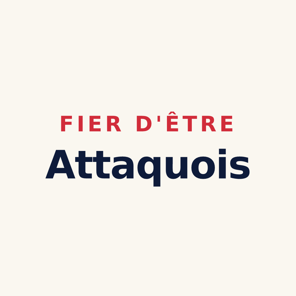 Tasse « Fier d'être Attaquois » — design pour Les Attaques