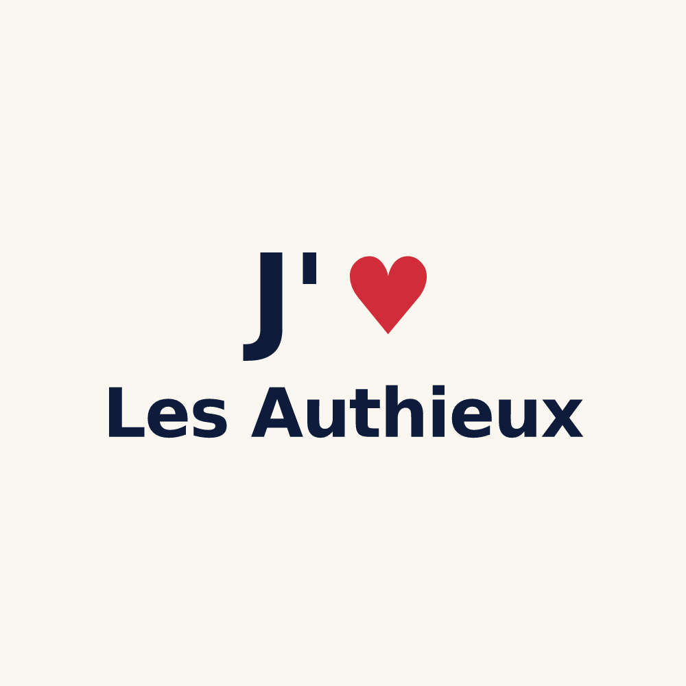 Tasse personnalisée Les Authieux — design J'aime Les Authieux