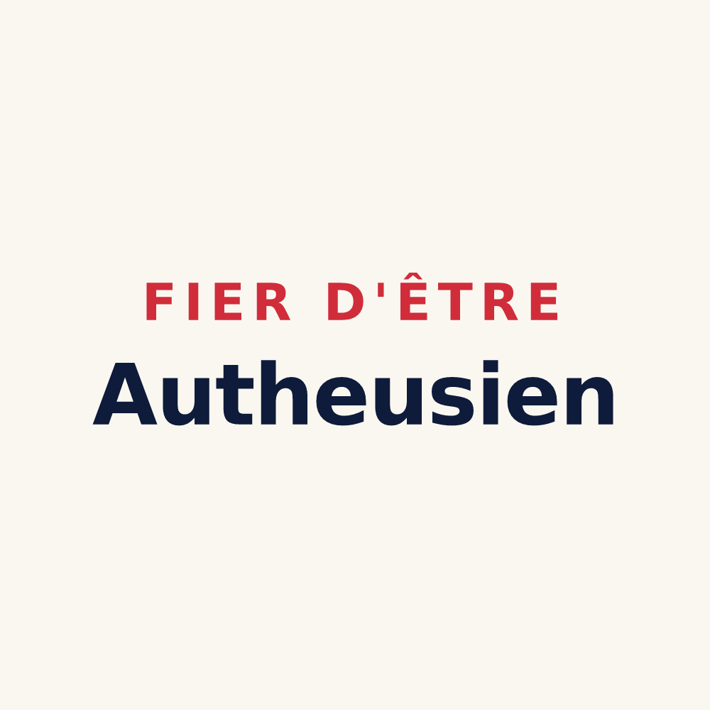 Tasse « Fier d'être Autheusien » — design pour Les Authieux