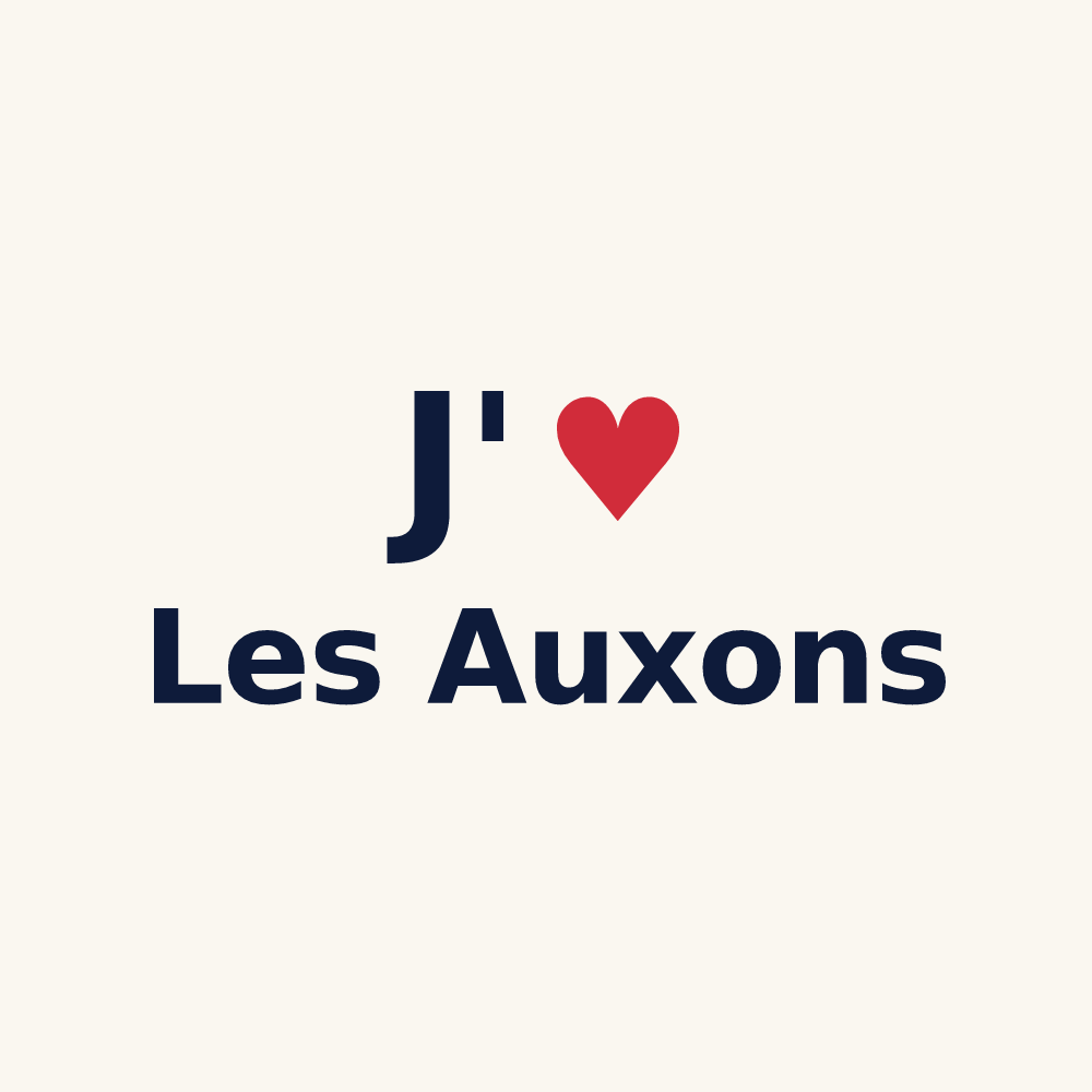 Tasse personnalisée Les Auxons — design J'aime Les Auxons