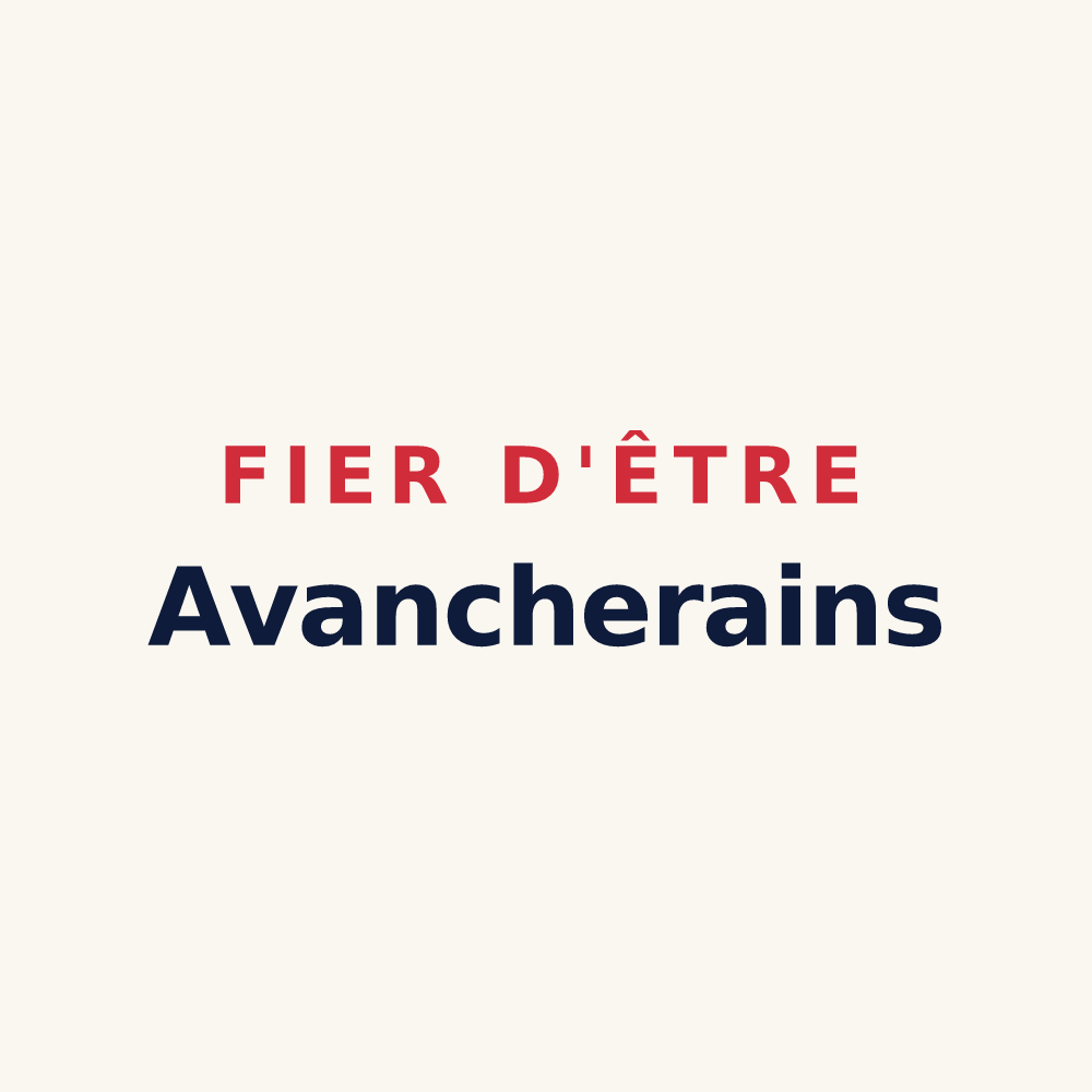 Tasse « Fier d'être Avancherains » — design pour Les Avanchers-Valmorel
