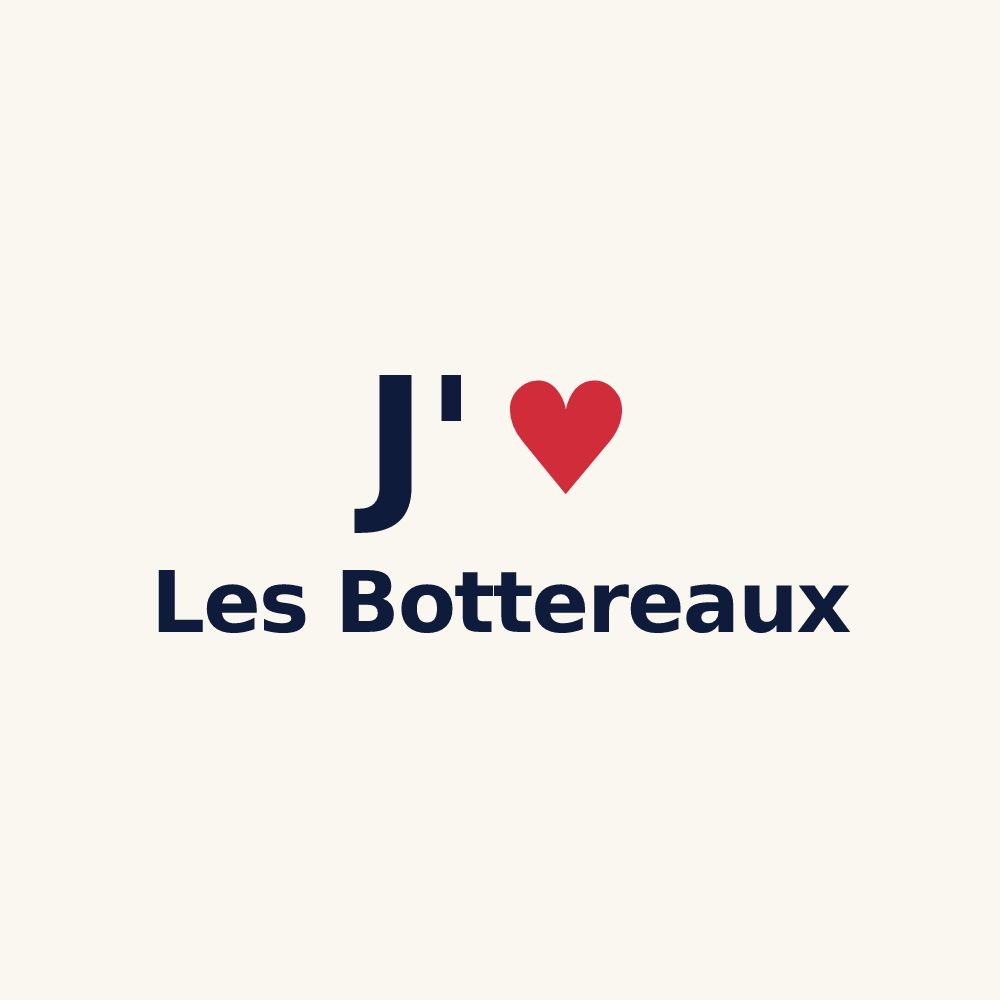 Tasse personnalisée Les Bottereaux — design J'aime Les Bottereaux