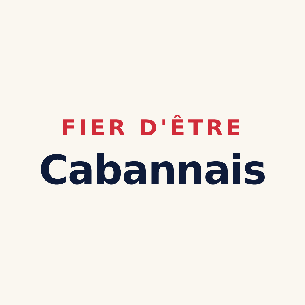 Tasse « Fier d'être Cabannais » — design pour Les Cabannes