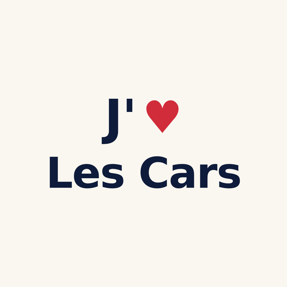 Tasse personnalisée Les Cars — design J'aime Les Cars