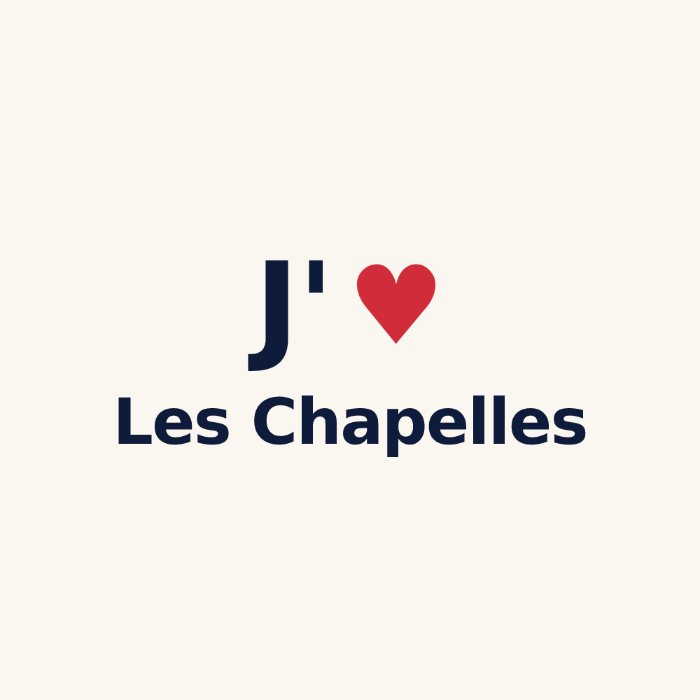 Tasse personnalisée Les Chapelles — design J'aime Les Chapelles
