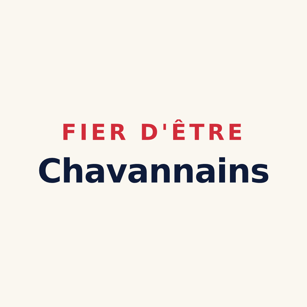 Tasse « Fier d'être Chavannains » — design pour Les Chavannes-en-Maurienne