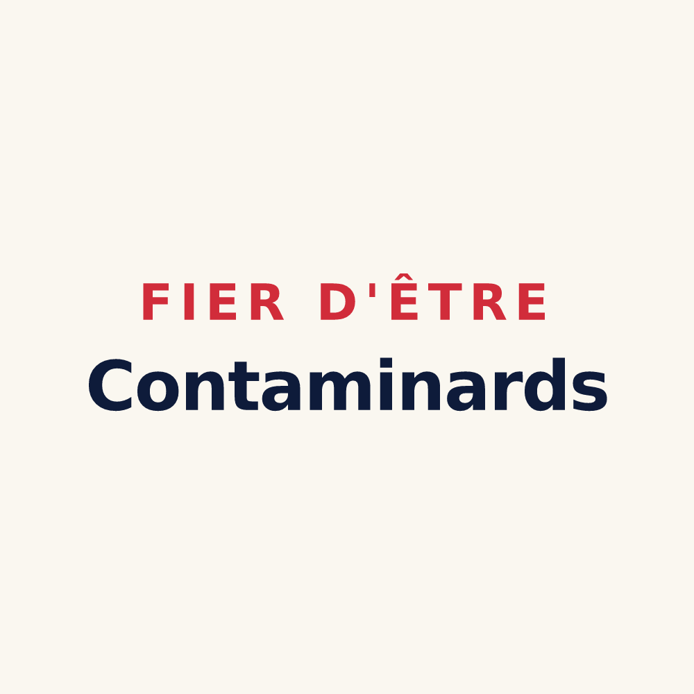 Tasse « Fier d'être Contaminards » — design pour Les Contamines-Montjoie