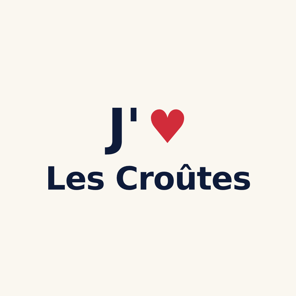 Tasse personnalisée Les Croûtes — design J'aime Les Croûtes