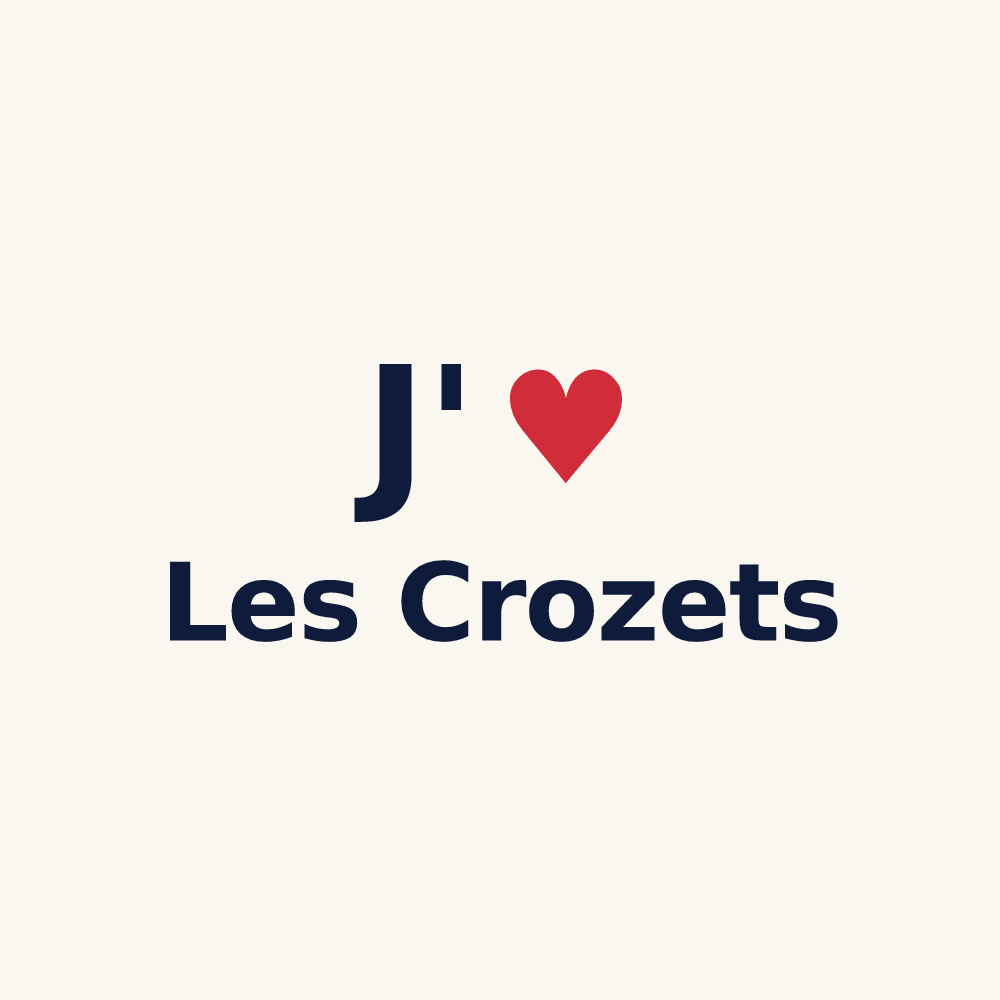 Tasse personnalisée Les Crozets — design J'aime Les Crozets