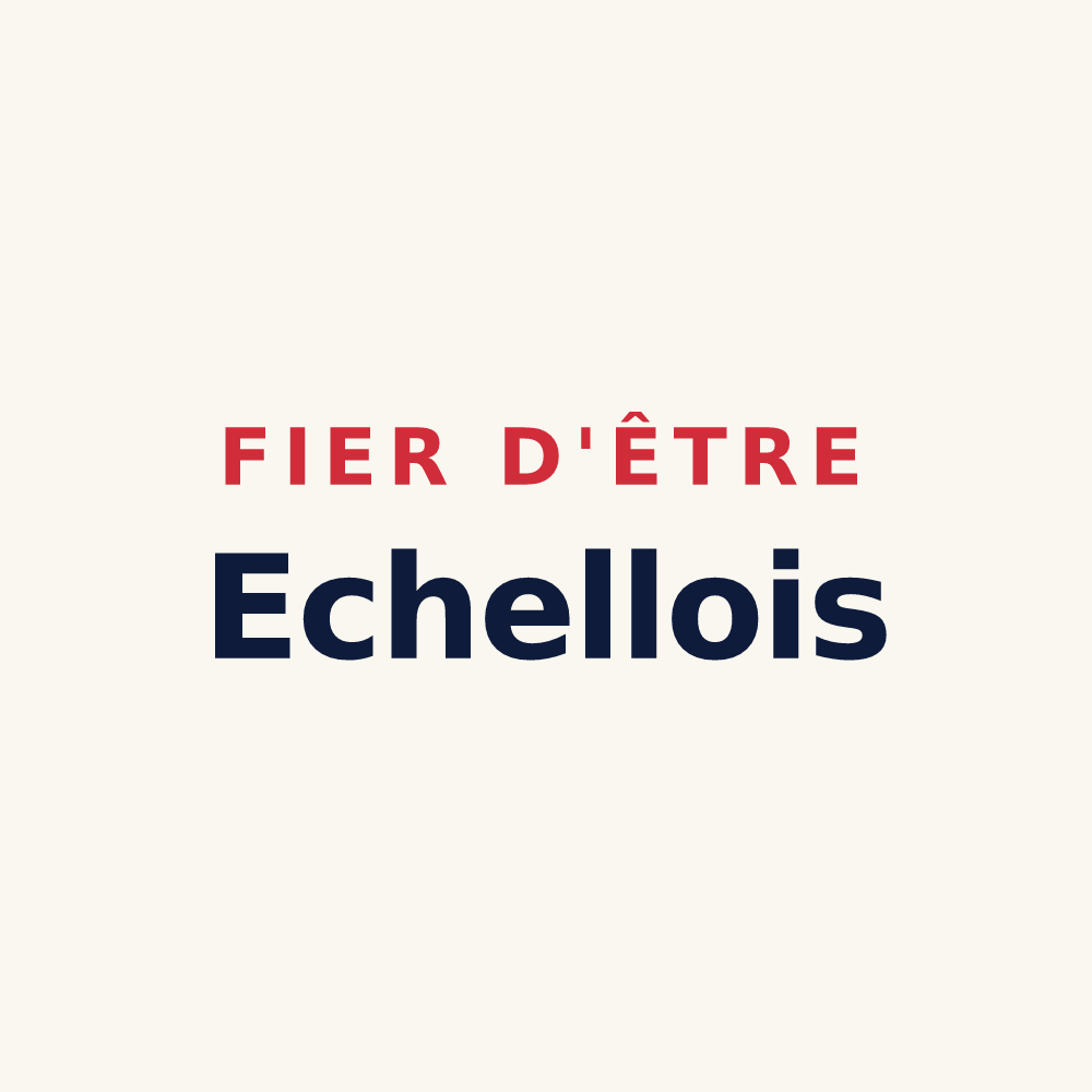 Tasse « Fier d'être Echellois » — design pour Les Échelles