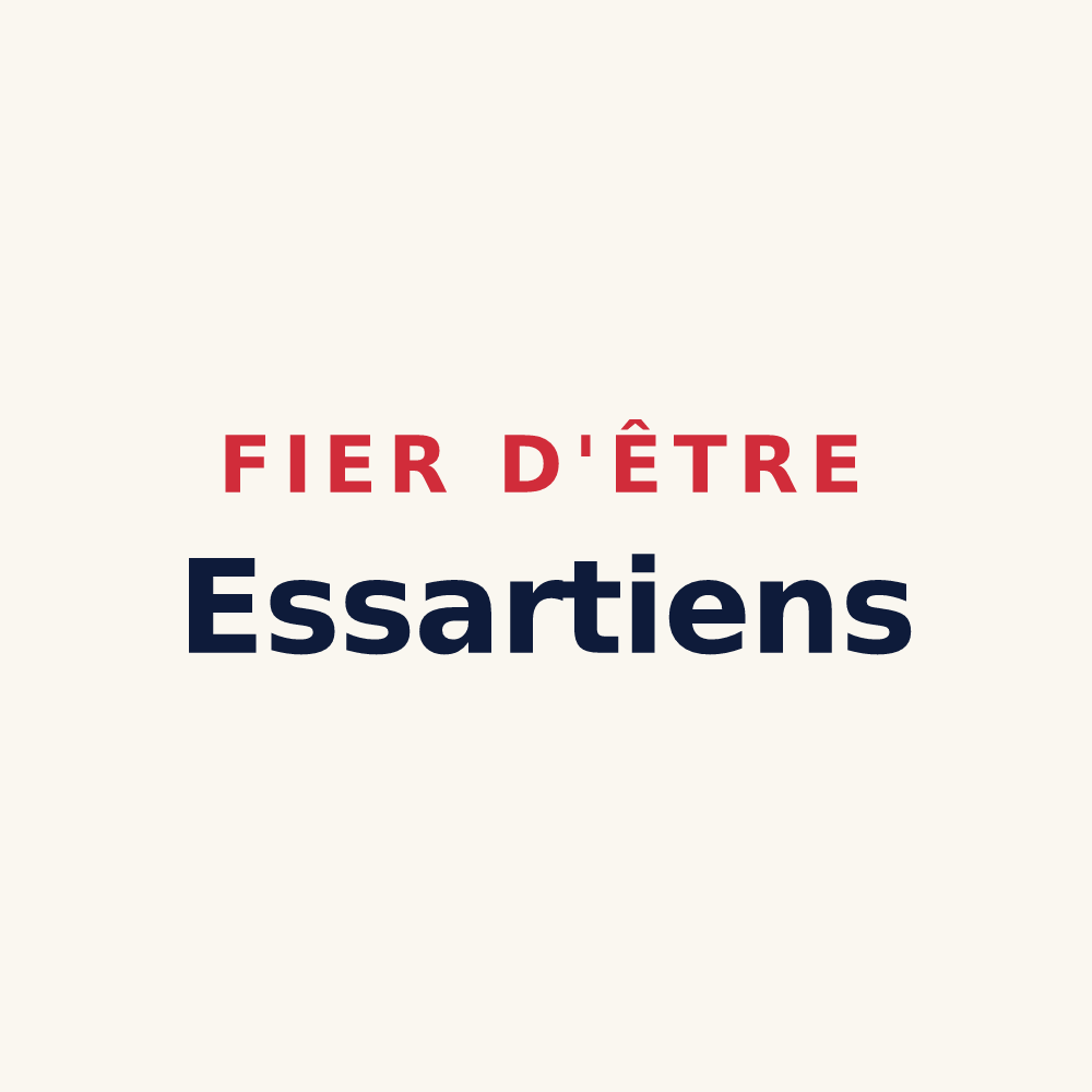 Tasse « Fier d'être Essartiens » — design pour Les Essarts