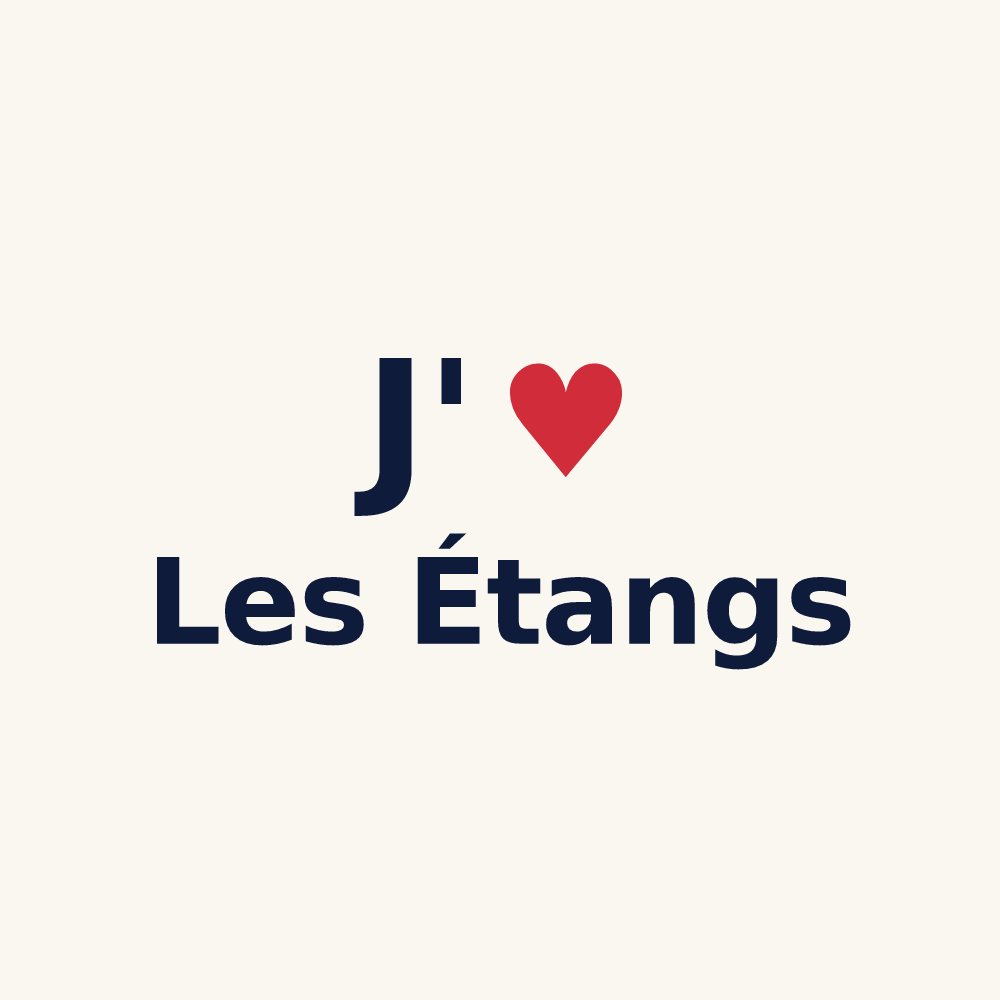 Tasse personnalisée Les Étangs — design J'aime Les Étangs