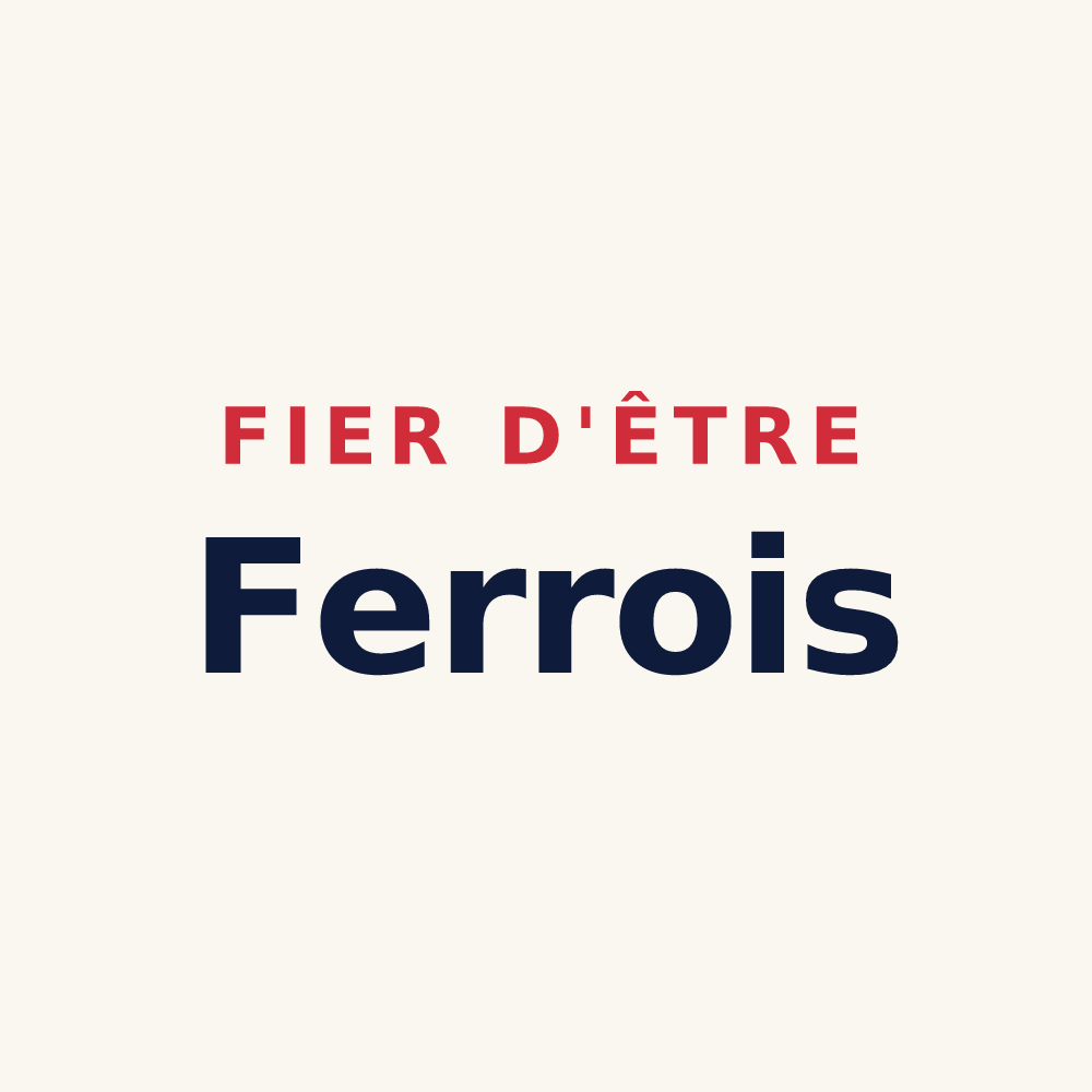 Tasse « Fier d'être Ferrois » — design pour Les Ferres