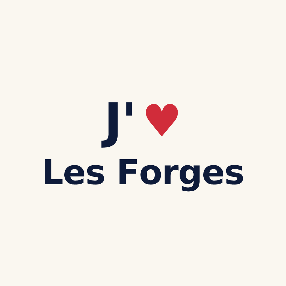 Tasse personnalisée Les Forges — design J'aime Les Forges
