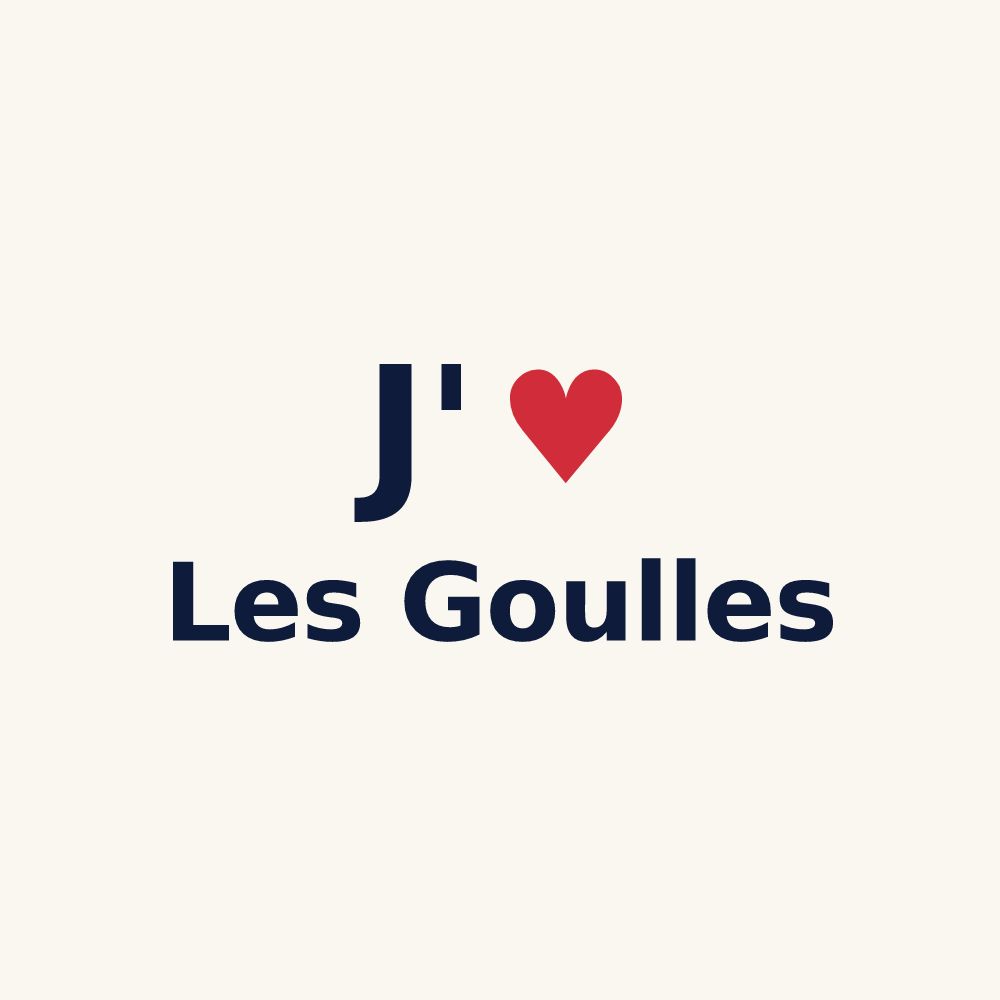 Tasse personnalisée Les Goulles — design J'aime Les Goulles
