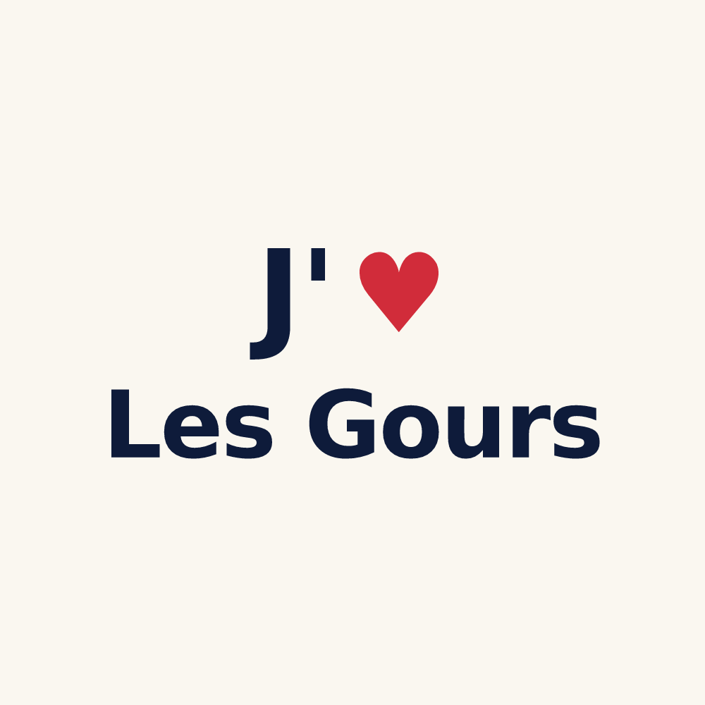 Tasse personnalisée Les Gours — design J'aime Les Gours