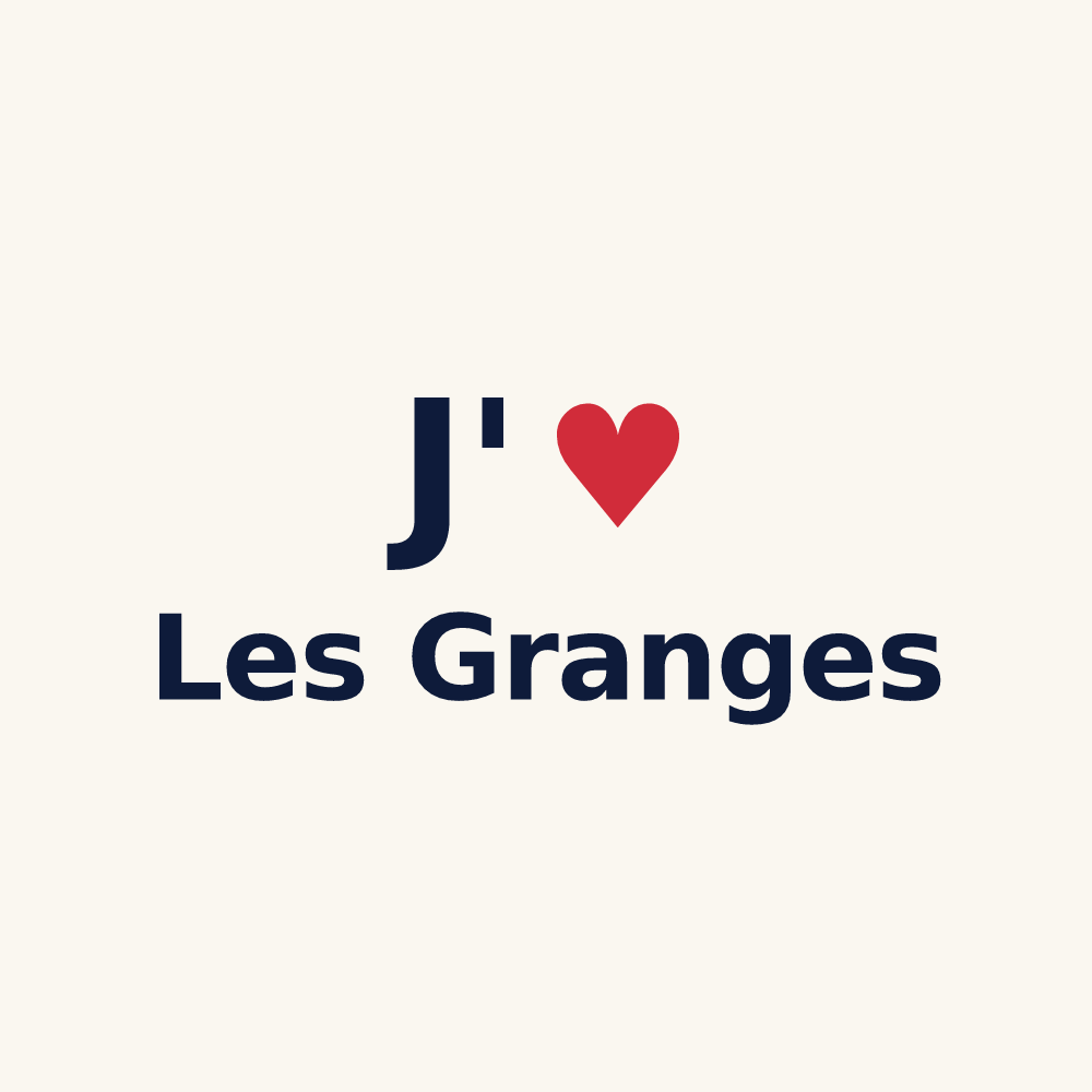 Tasse personnalisée Les Granges — design J'aime Les Granges