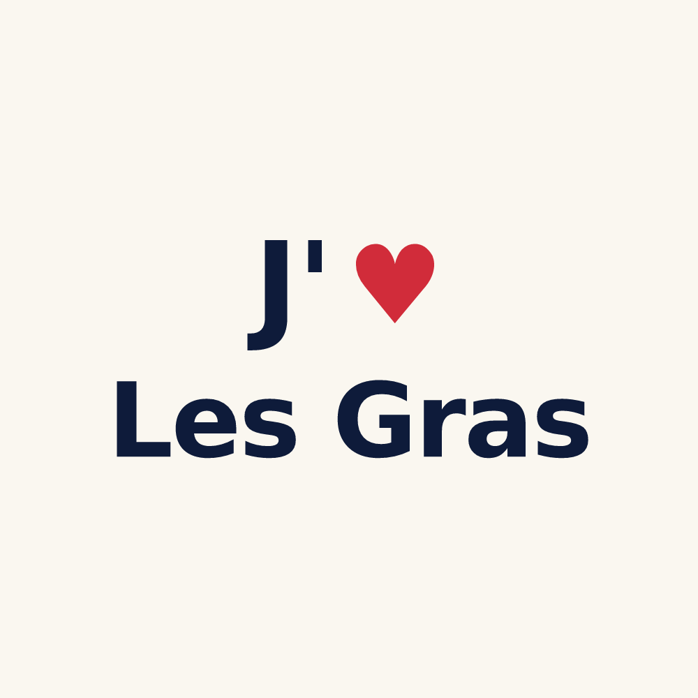 Tasse personnalisée Les Gras — design J'aime Les Gras