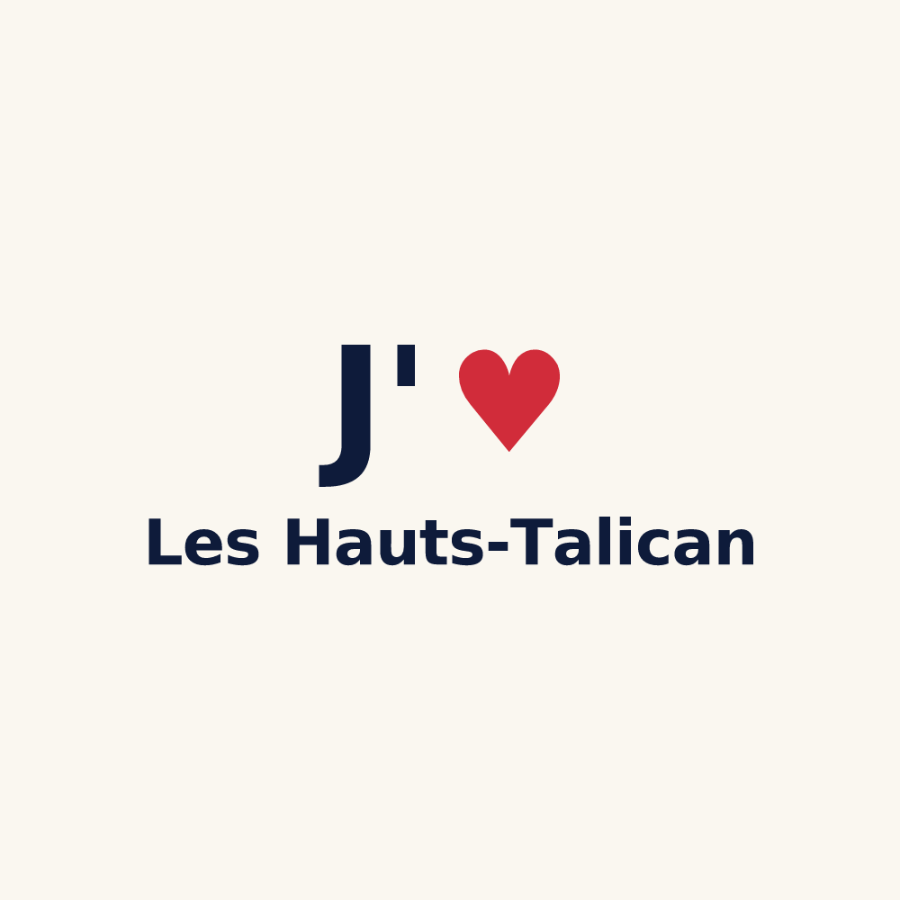 Tasse personnalisée Les Hauts-Talican — design J'aime Les Hauts-Talican