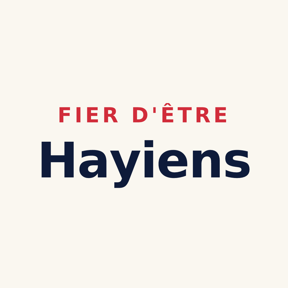 Tasse « Fier d'être Hayiens » — design pour Les Hayes