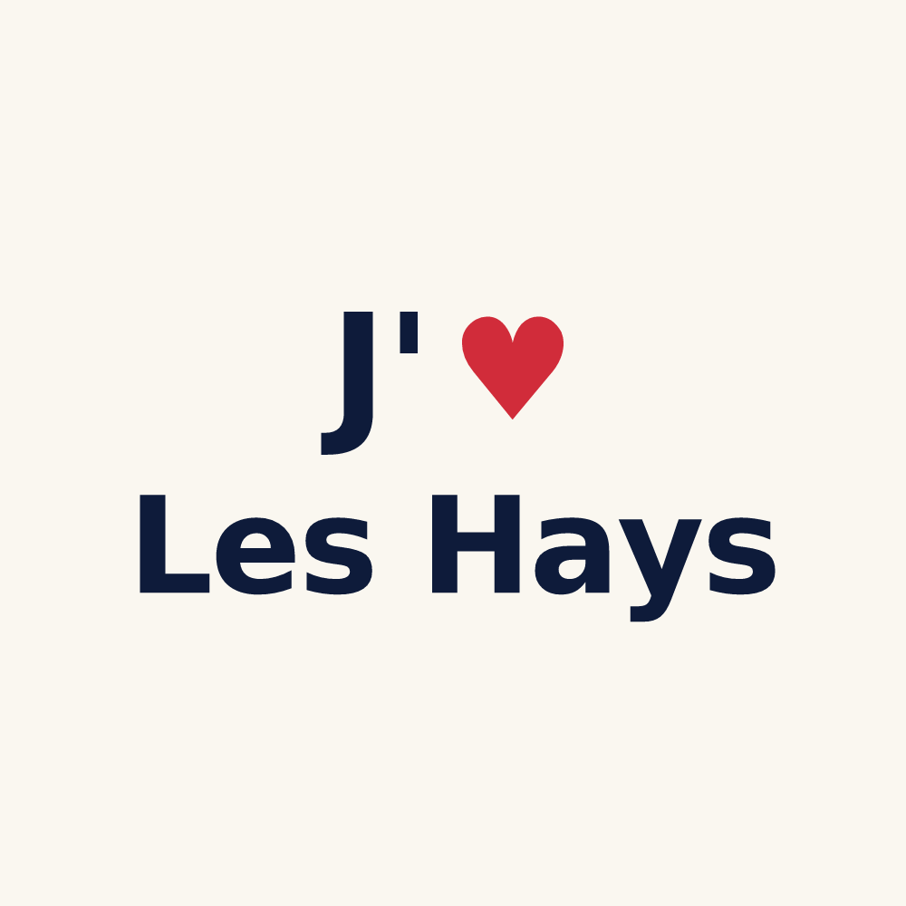 Tasse personnalisée Les Hays — design J'aime Les Hays