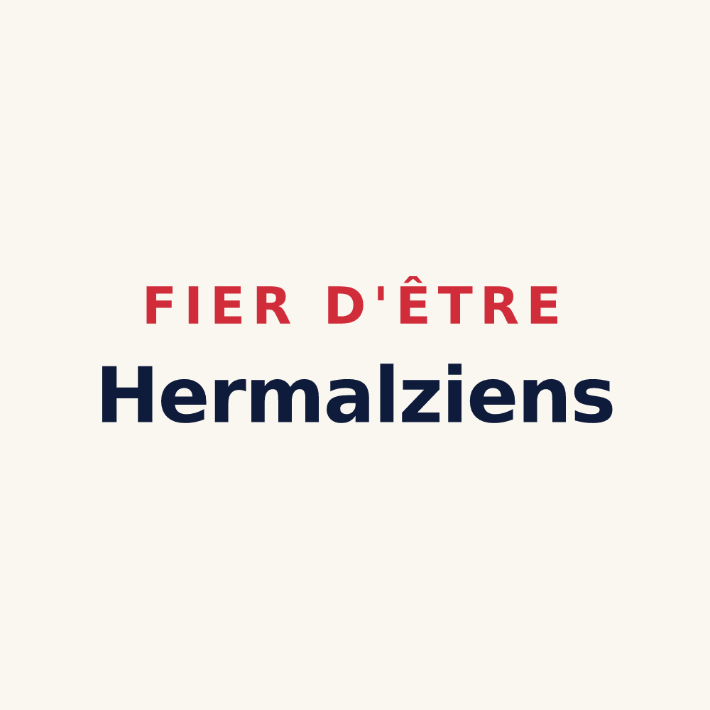 Tasse « Fier d'être Hermalziens » — design pour Les Hermaux
