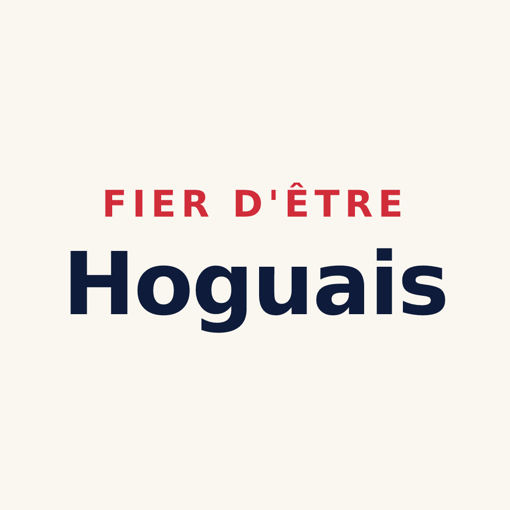 Tasse « Fier d'être Hoguais » — design pour Les Hogues