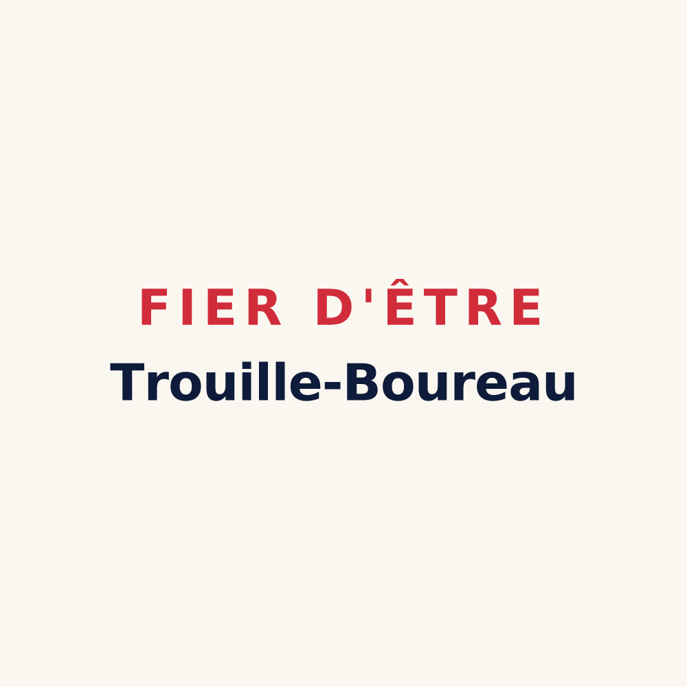 Tasse « Fier d'être Trouille-Boureau » — design pour Les Hôpitaux-Vieux