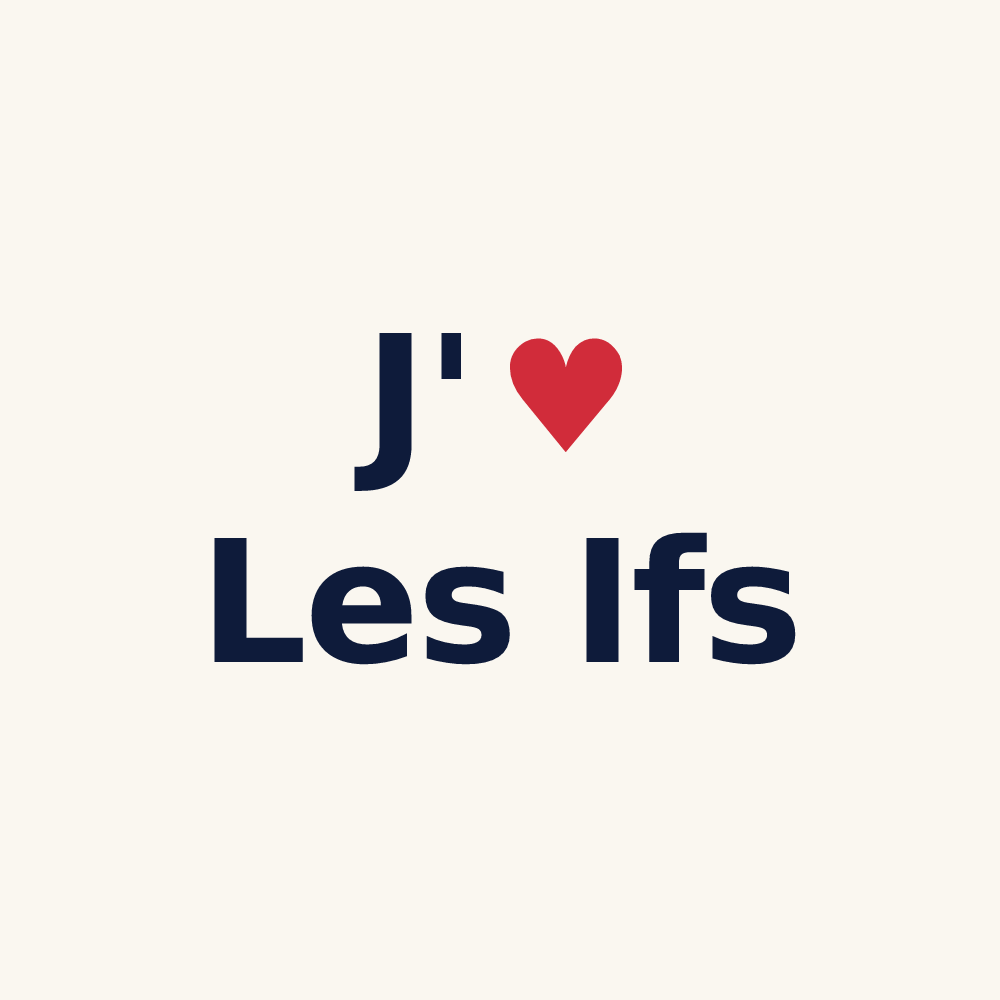 Tasse personnalisée Les Ifs — design J'aime Les Ifs