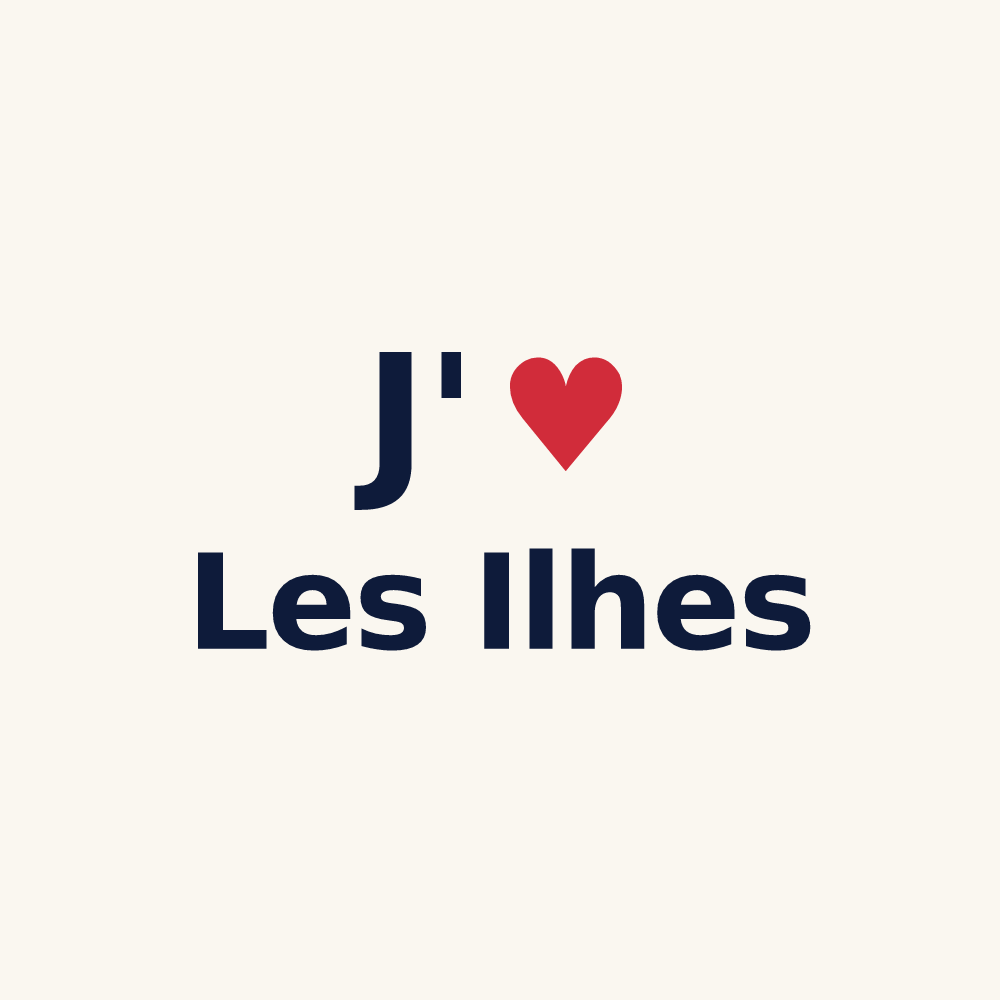 Tasse personnalisée Les Ilhes — design J'aime Les Ilhes