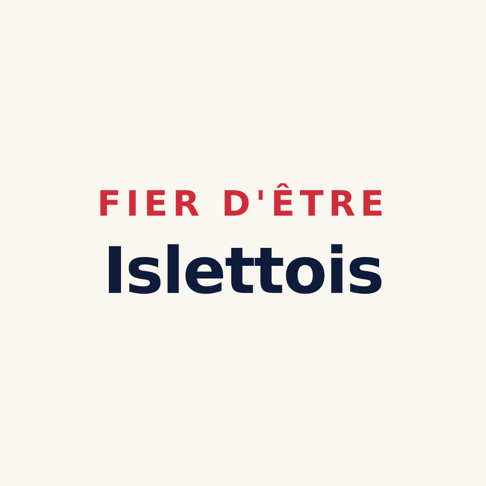 Tasse « Fier d'être Islettois » — design pour Les Islettes