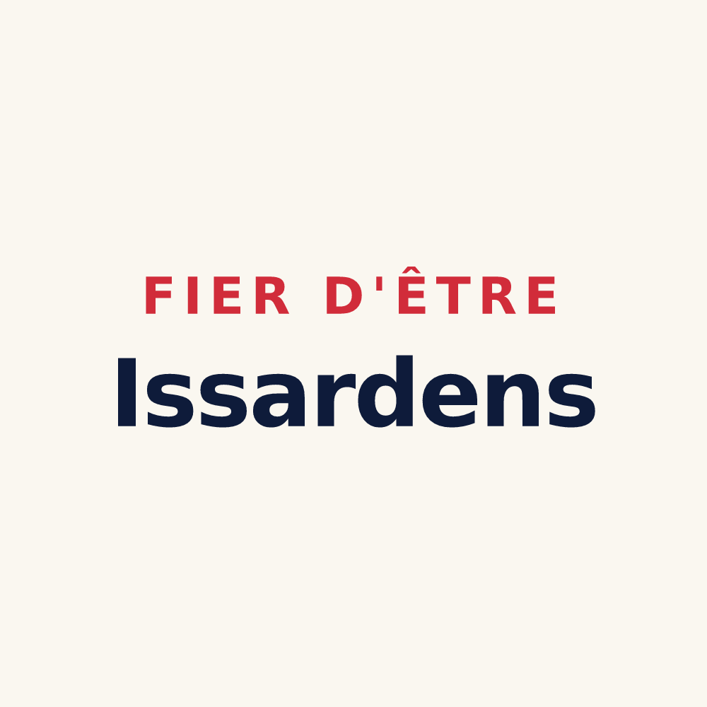 Tasse « Fier d'être Issardens » — design pour Les Issards