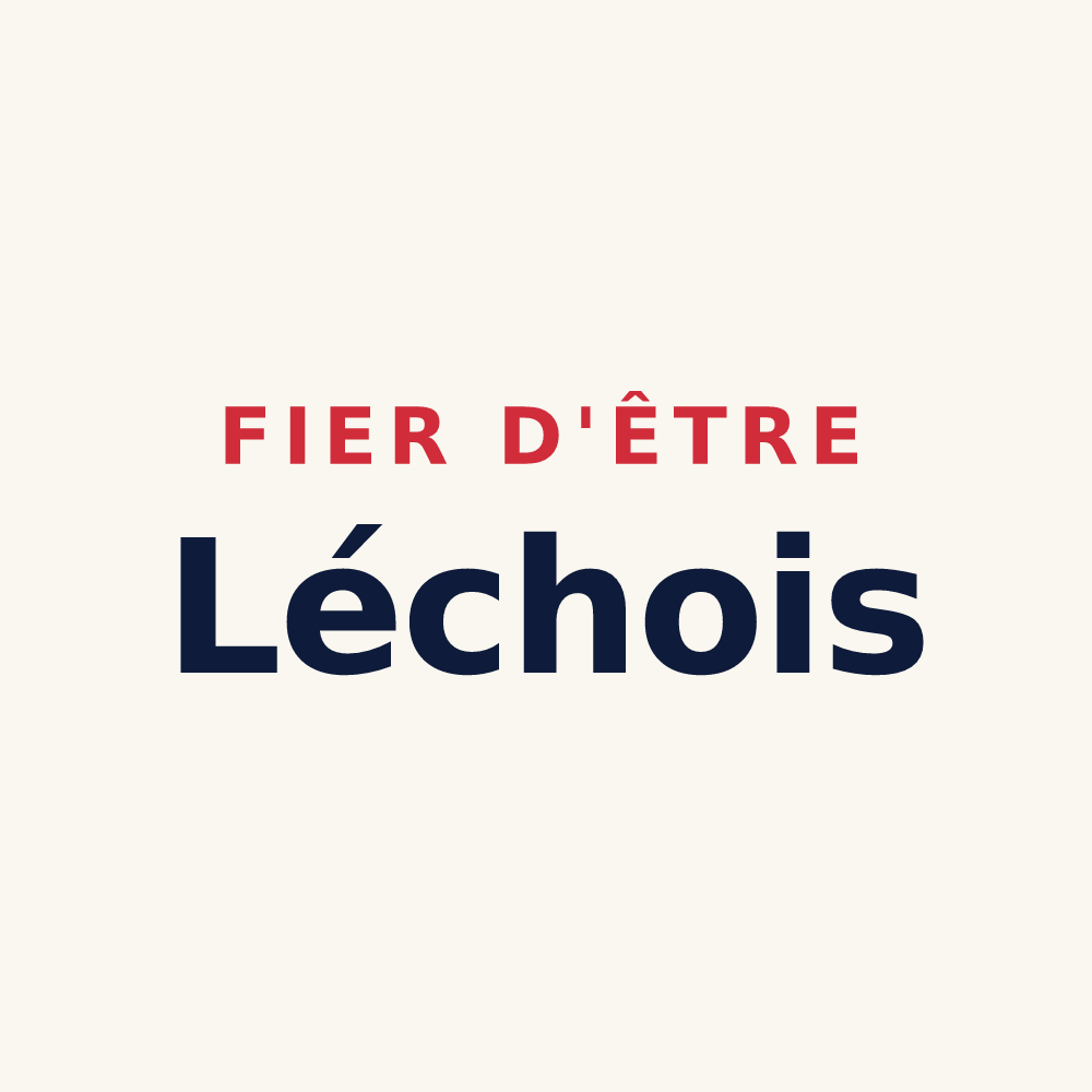 Tasse « Fier d'être Léchois » — design pour Les Lèches