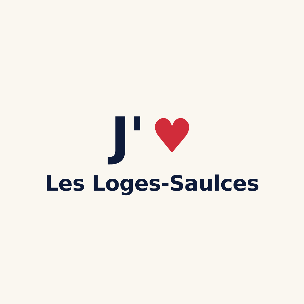 Tasse personnalisée Les Loges-Saulces — design J'aime Les Loges-Saulces