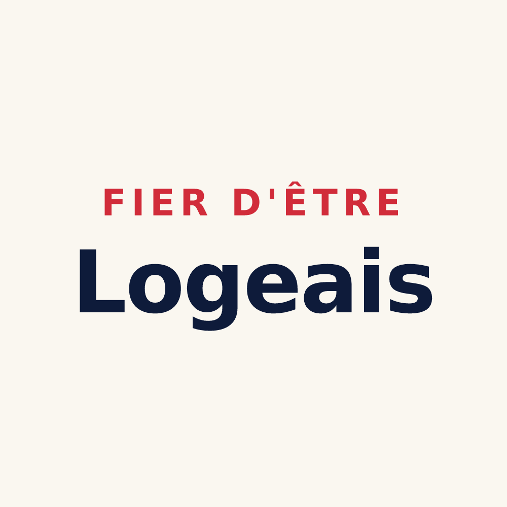 Tasse « Fier d'être Logeais » — design pour Les Loges