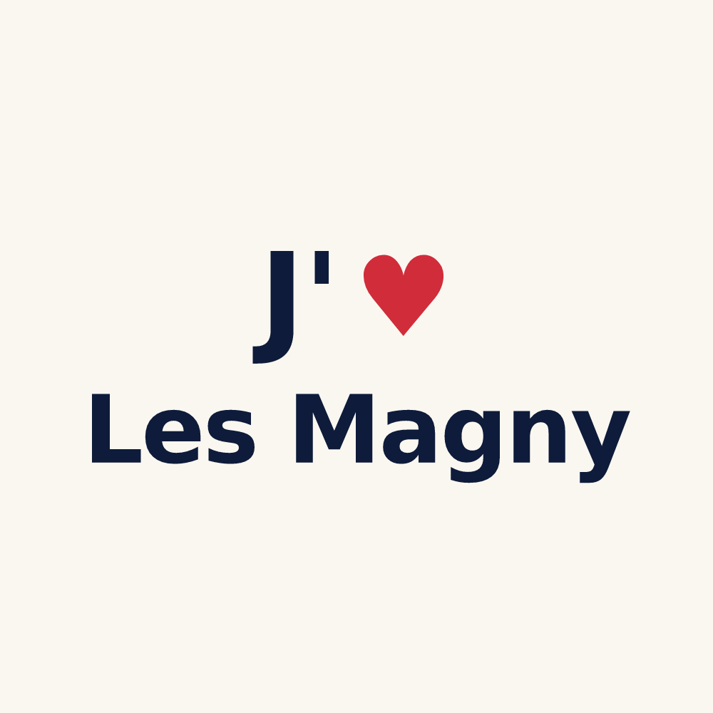 Tasse personnalisée Les Magny — design J'aime Les Magny