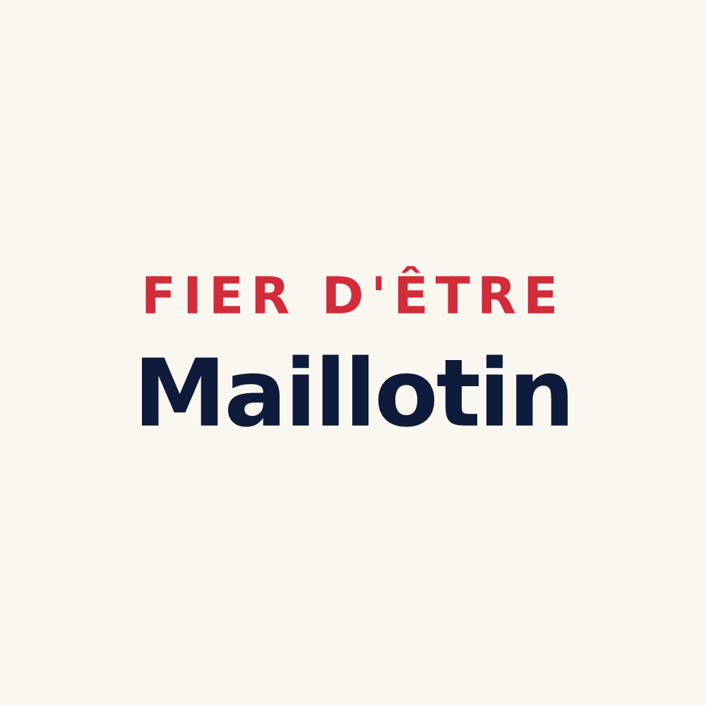 Tasse « Fier d'être Maillotin » — design pour Les Maillys