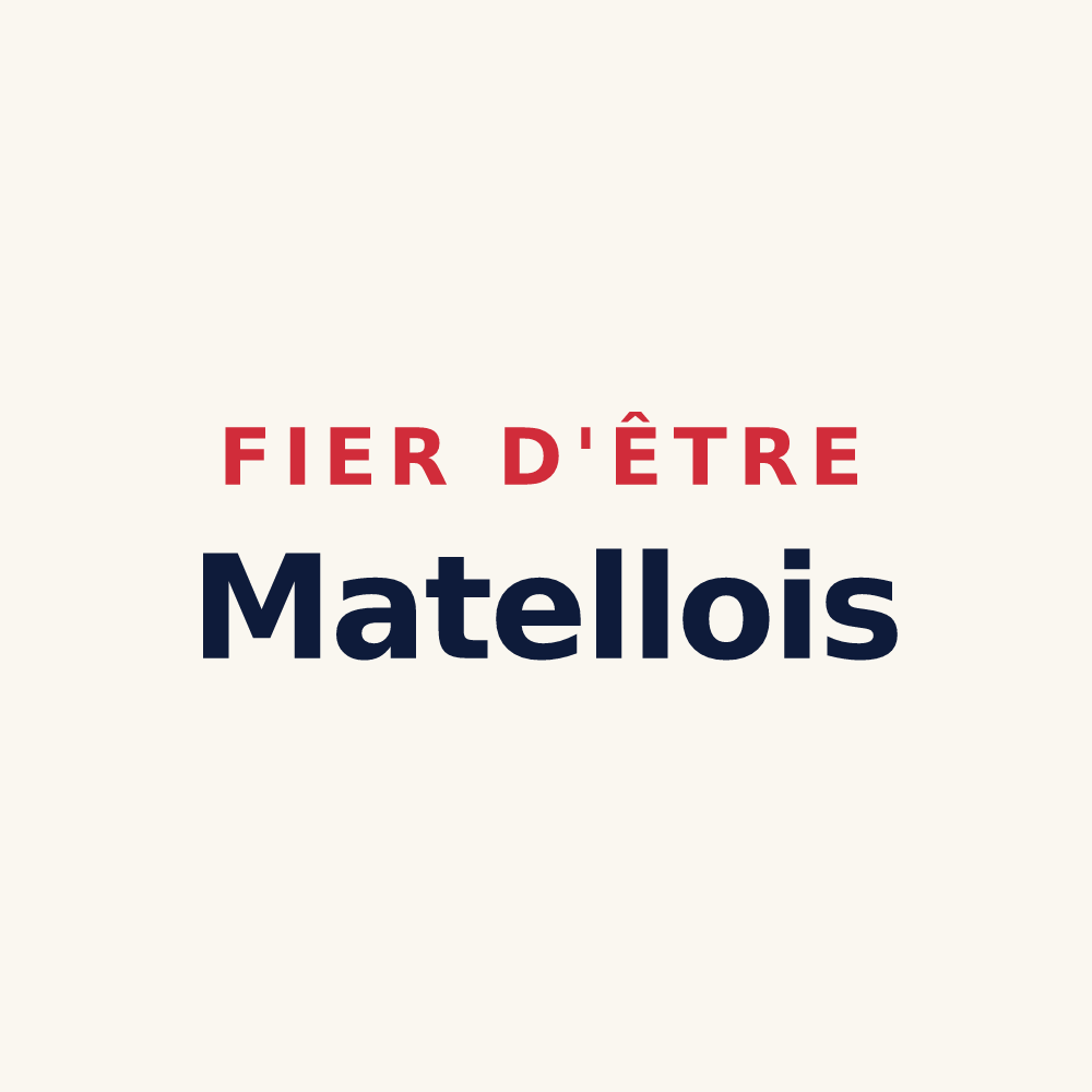 Tasse « Fier d'être Matellois » — design pour Les Matelles
