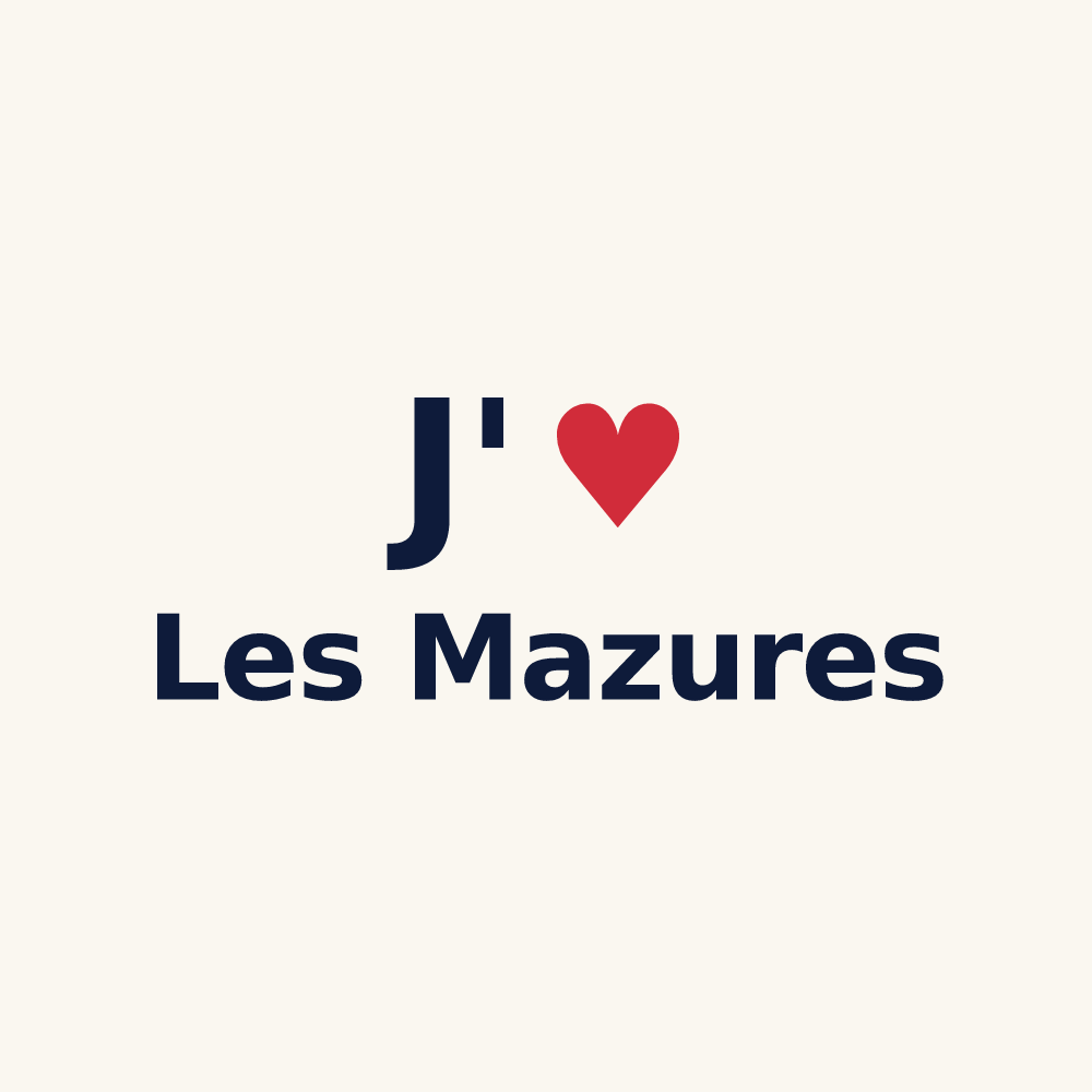 Tasse personnalisée Les Mazures — design J'aime Les Mazures