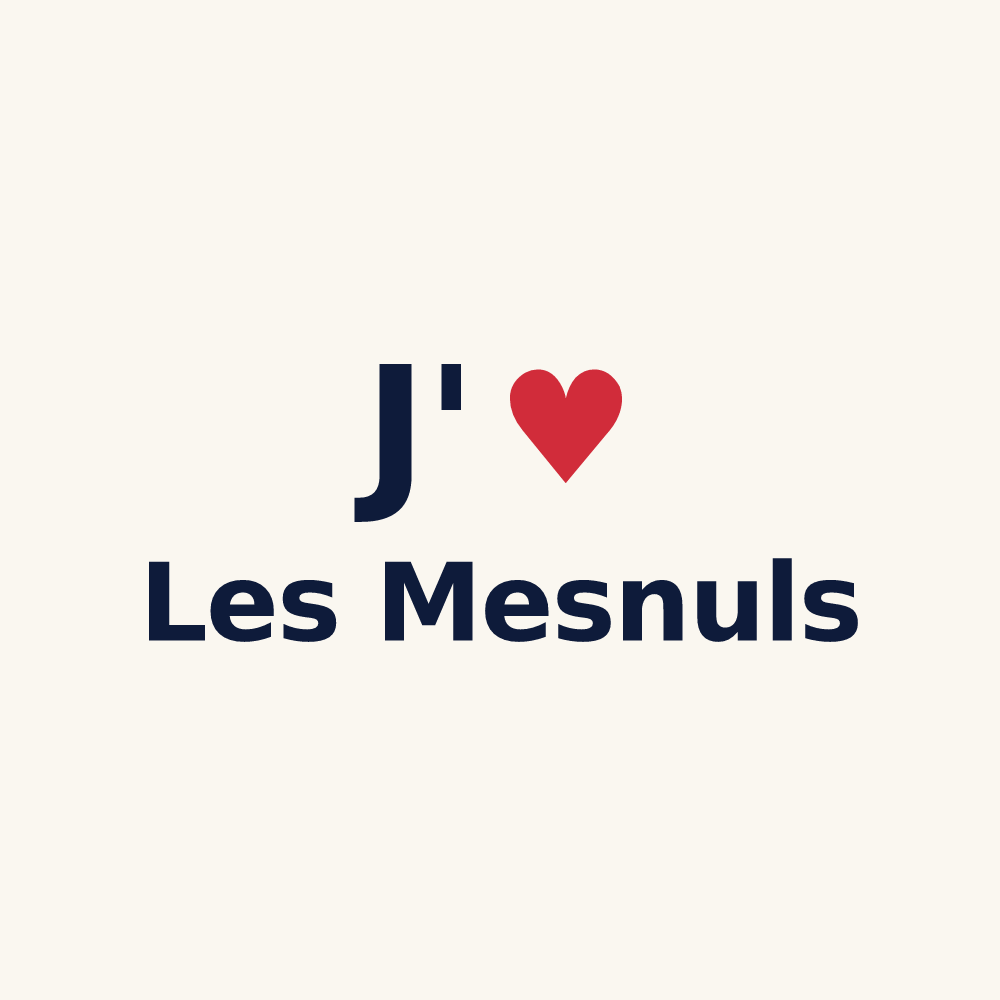 Tasse personnalisée Les Mesnuls — design J'aime Les Mesnuls
