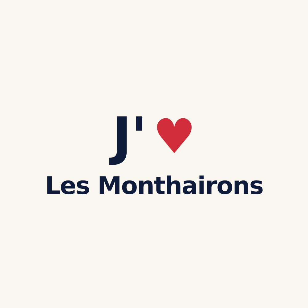 Tasse personnalisée Les Monthairons — design J'aime Les Monthairons