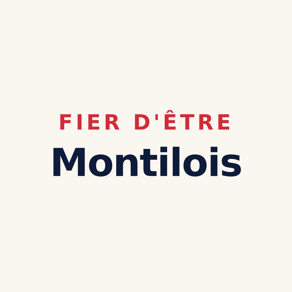 Tasse « Fier d'être Montilois » — design pour Les Montils