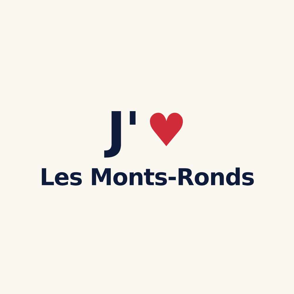 Tasse personnalisée Les Monts-Ronds — design J'aime Les Monts-Ronds