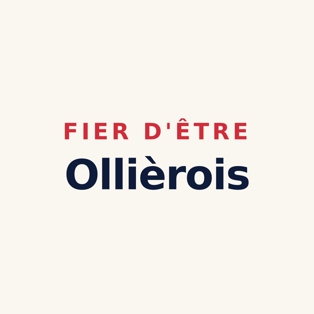 Tasse « Fier d'être Ollièrois » — design pour Les Ollières-sur-Eyrieux