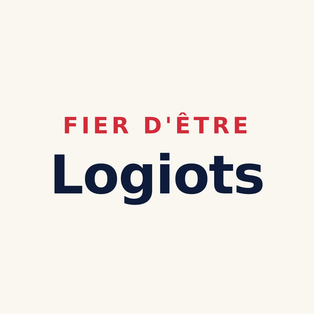 Tasse « Fier d'être Logiots » — design pour Les Petites-Loges