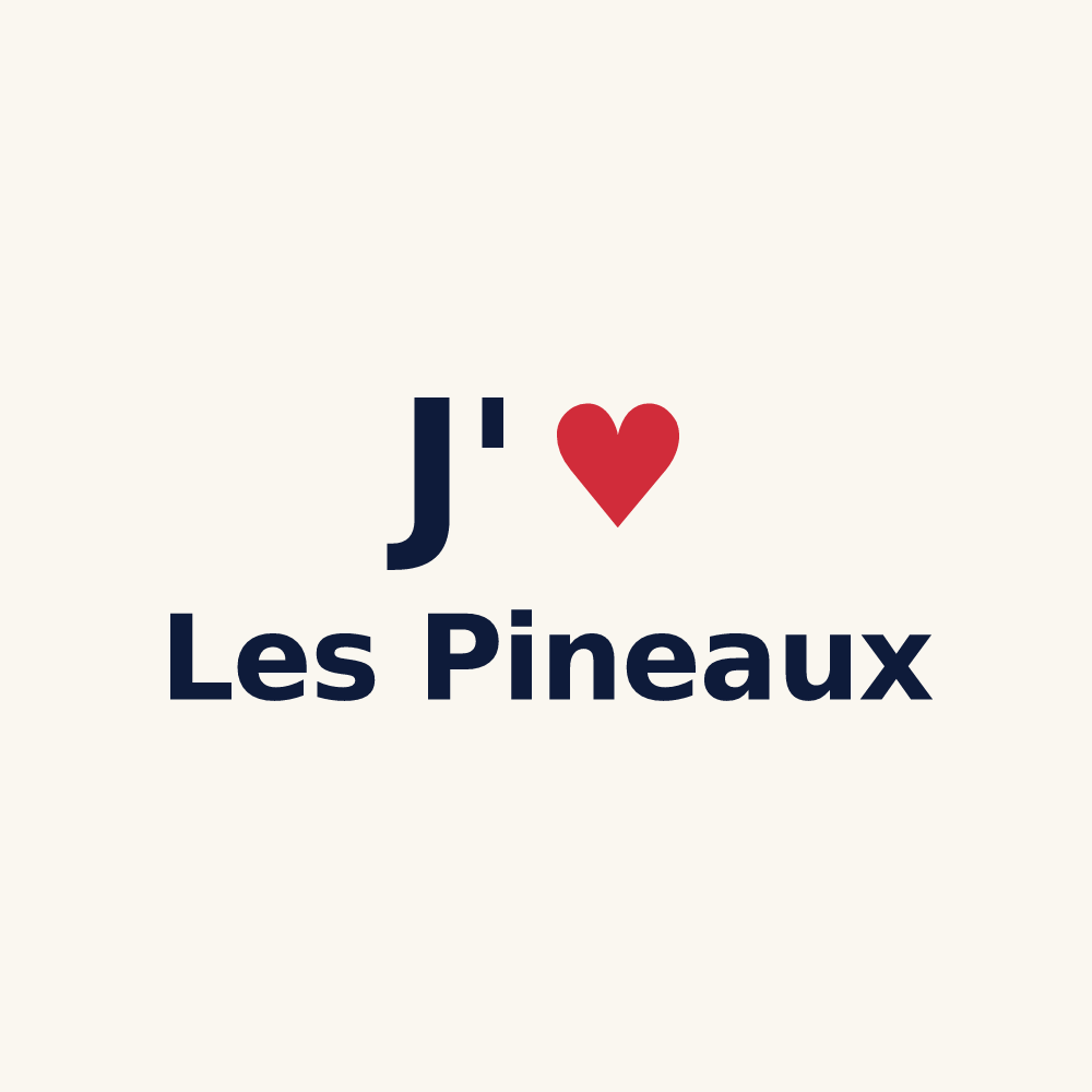 Tasse personnalisée Les Pineaux — design J'aime Les Pineaux