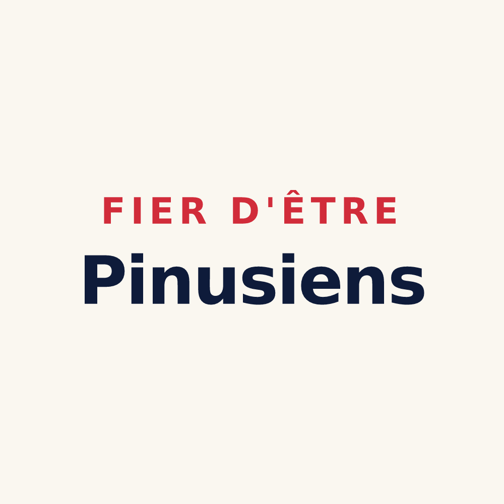 Tasse « Fier d'être Pinusiens » — design pour Les Pins