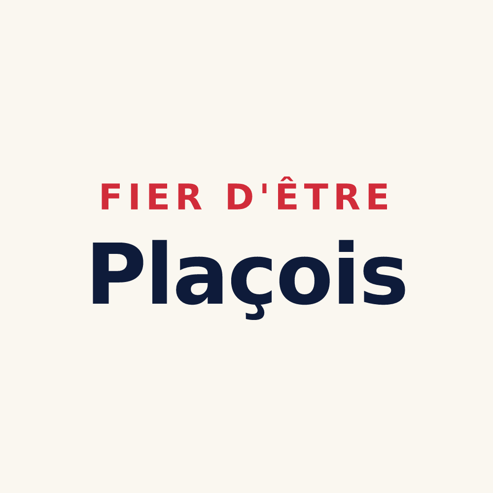 Tasse « Fier d'être Plaçois » — design pour Les Places